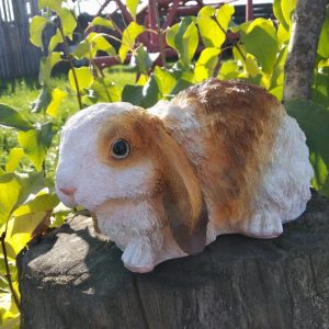 Садовая фигура Кролик лежачий, 22х28 см.