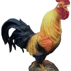 Садовая фигура Петух кричащий, 46 см.