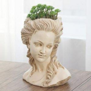 Кашпо голова «Афина», 30х17х15 см.