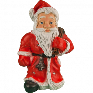 Фигура на новый год Санта - Клаус средний, 40х44 см.
