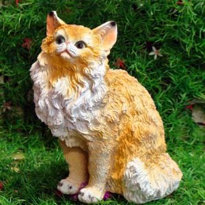 Садовая фигура Кошка Мурка, 21 см.