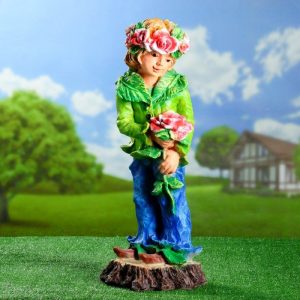 Садовая фигура Из сказки Принц роз 72х45 см.