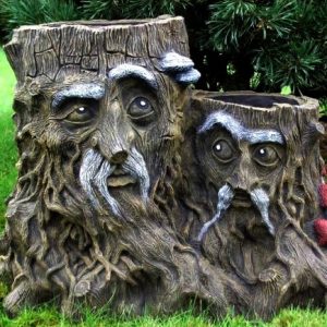 Садовое кашпо Два пня 50х50х90