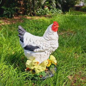 Курочка с цыплятами 20х30 см