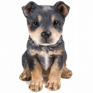 Садовая фигура Щенок овчарки, 15х12х17 см.