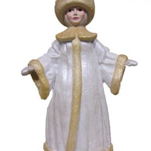 Фигура на новый год Снегурочка, 34 см.