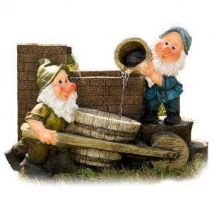 Фонтан для сада и интерьера - Гномы, 65х92 см.