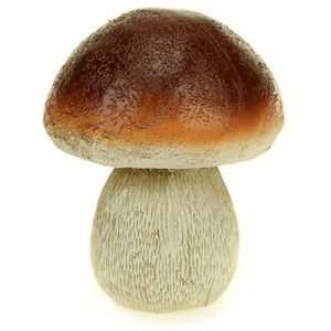 Садовая фигура Боровик красный маленький, 13х11 см.