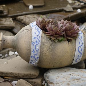 Кашпо Амфора битая 17х32 см