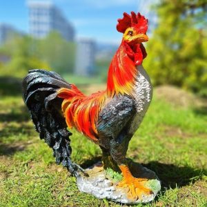 Садовая фигура Петух большой, 58х47 см.