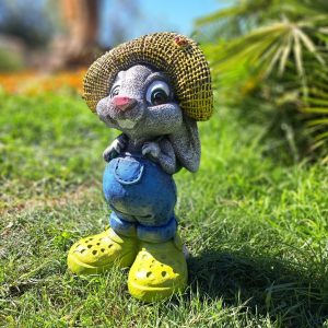 Садовая фигура Заяц в шляпе 57 х 25 см