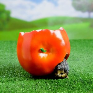 Кашпо Яблоко с еженком