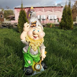 Садовая фигура Гном с сачком 70х50 см.