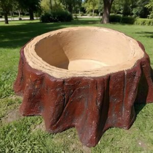 Кашпо пень с дном 70х60х22 см