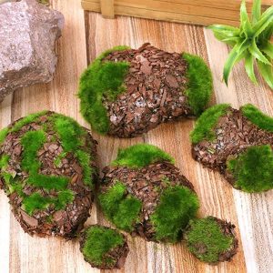 Декор "Камни в коре" 4х9 см 6 шт