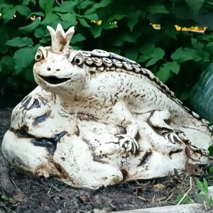Шамотная фигура Ящерица 55х34х33 см