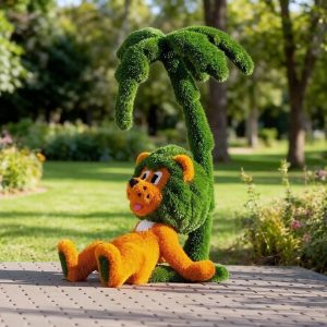 Топиари Левёнок под пальмой 135x107x105 см