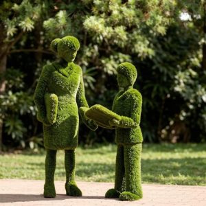 Топиари Учитель с учеником 170x60x43 см